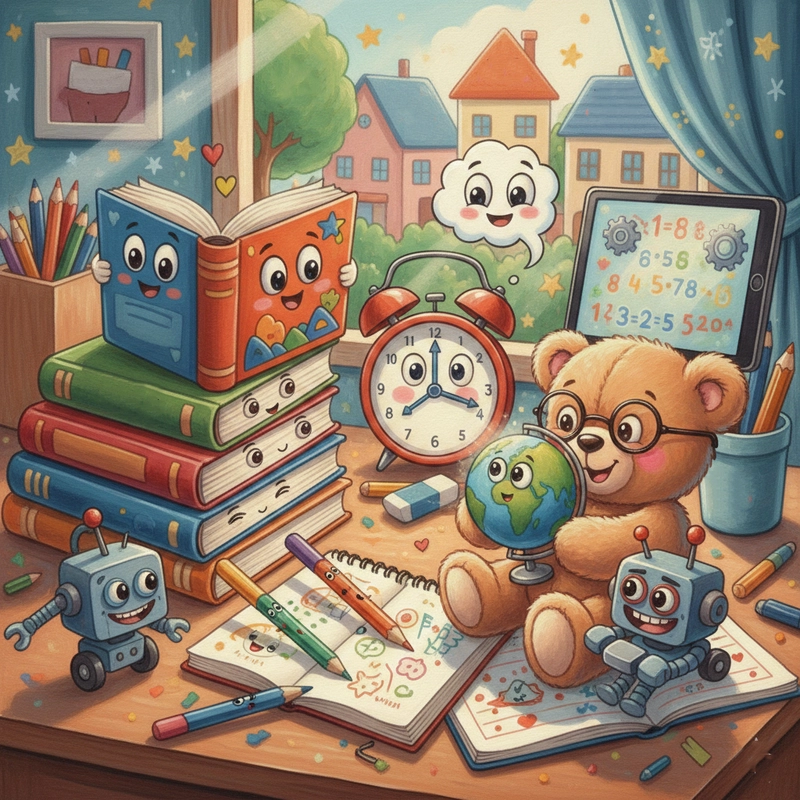 Vẽ tranh đề tài cuộc sống quanh em đẹp