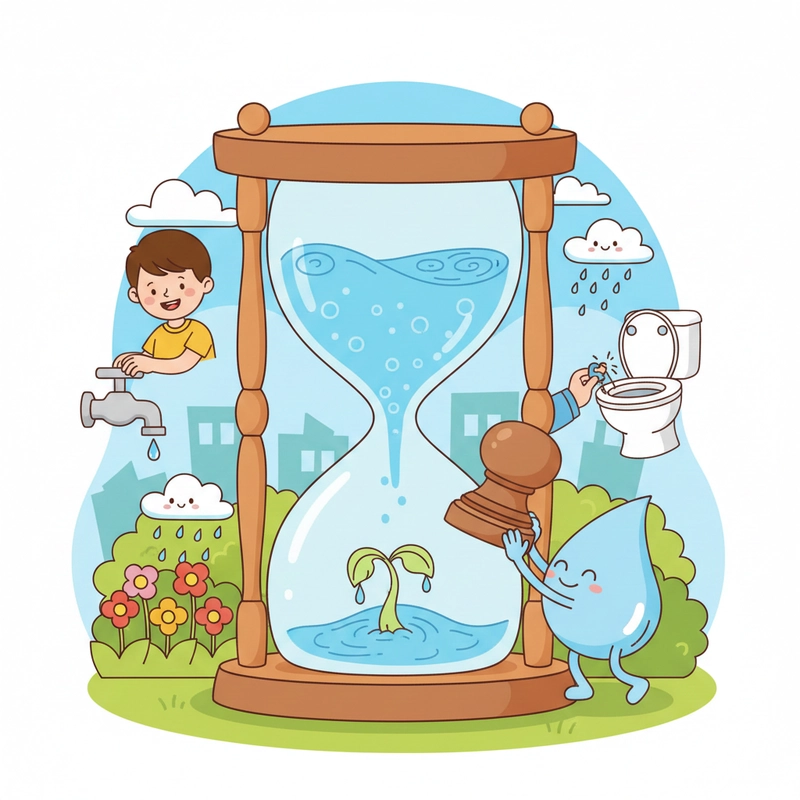 Vẽ tranh đề tài tiết kiệm nước dễ hiểu