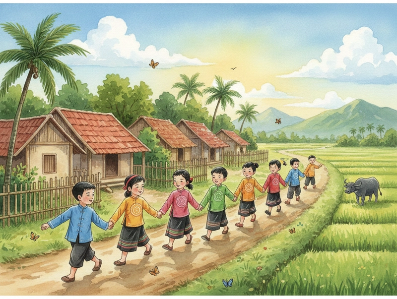 Vẽ tranh đề tài trò chơi dân gian dung dăng dung dẻ