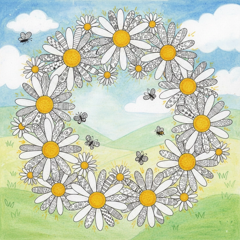 Vẽ tranh hoa cúc trắng cho người mới