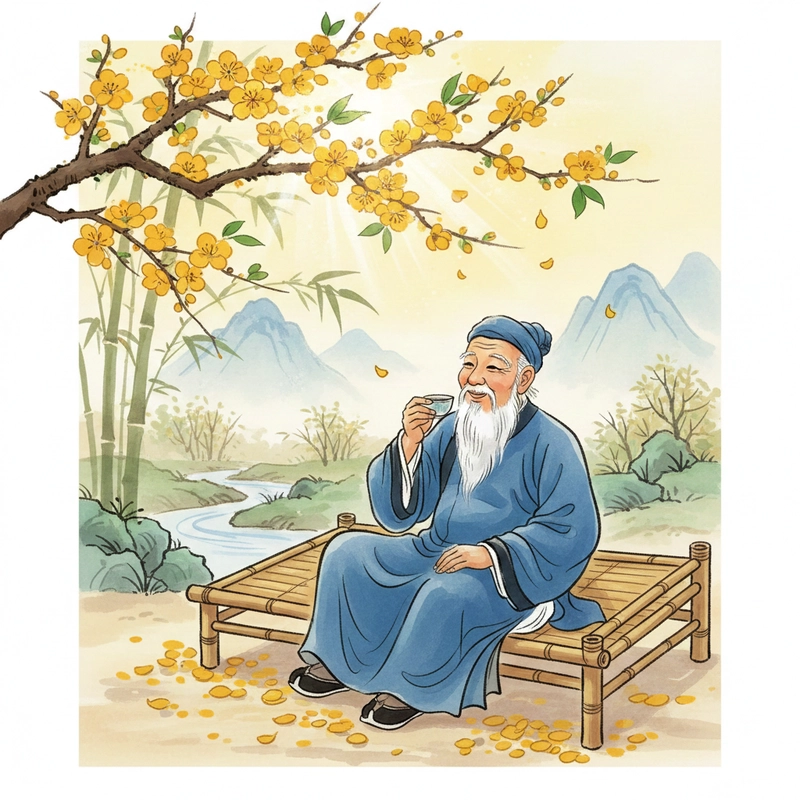 Vẽ tranh hoa mai sáng tạo