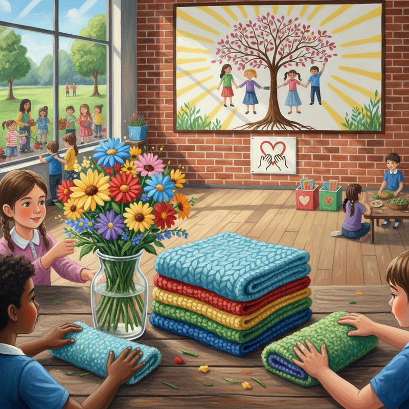 Vẽ tranh hoạt động vì cộng đồng gần gũi