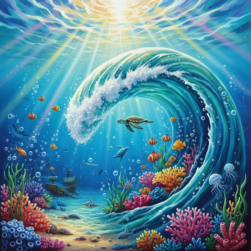 Vẽ tranh phong cảnh 3d đơn giản dễ vẽ