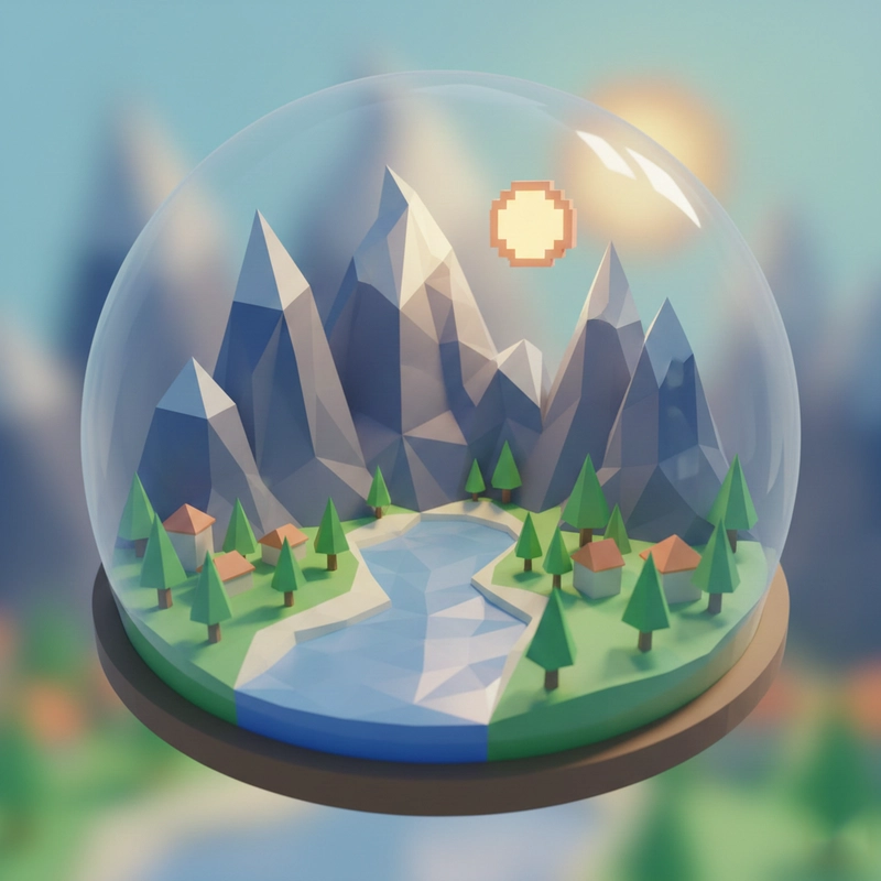 Vẽ tranh phong cảnh 3d mang cảm xúc