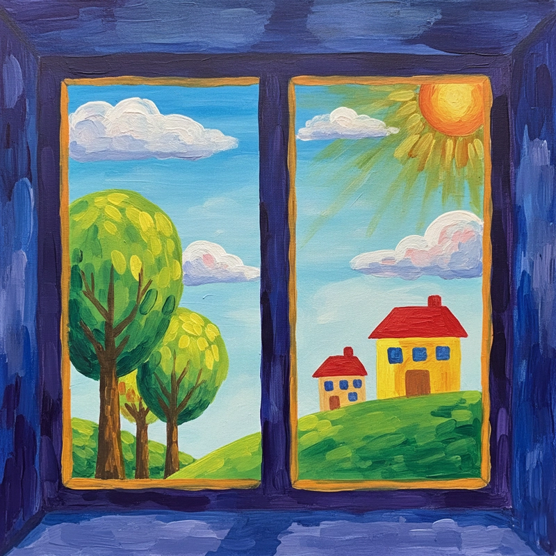 Vẽ tranh phong cảnh lớp 5 đẹp và đơn giản