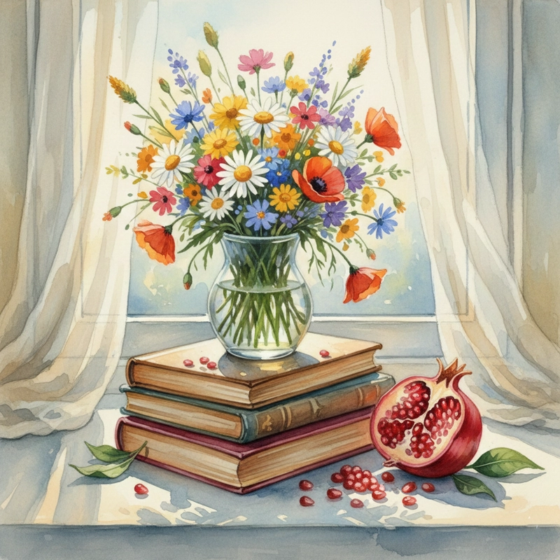 Vẽ tranh tĩnh vật lọ hoa bố cục cơ bản