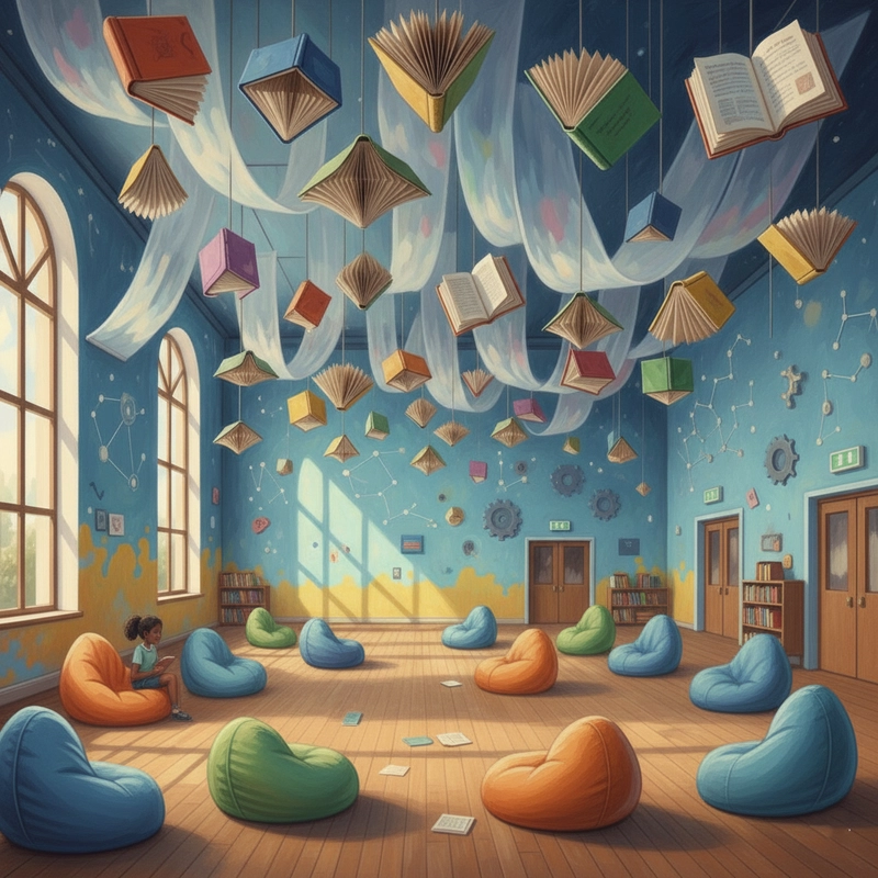 Vẽ tranh trang trí hội trường 9 đơn giản, dễ làm.