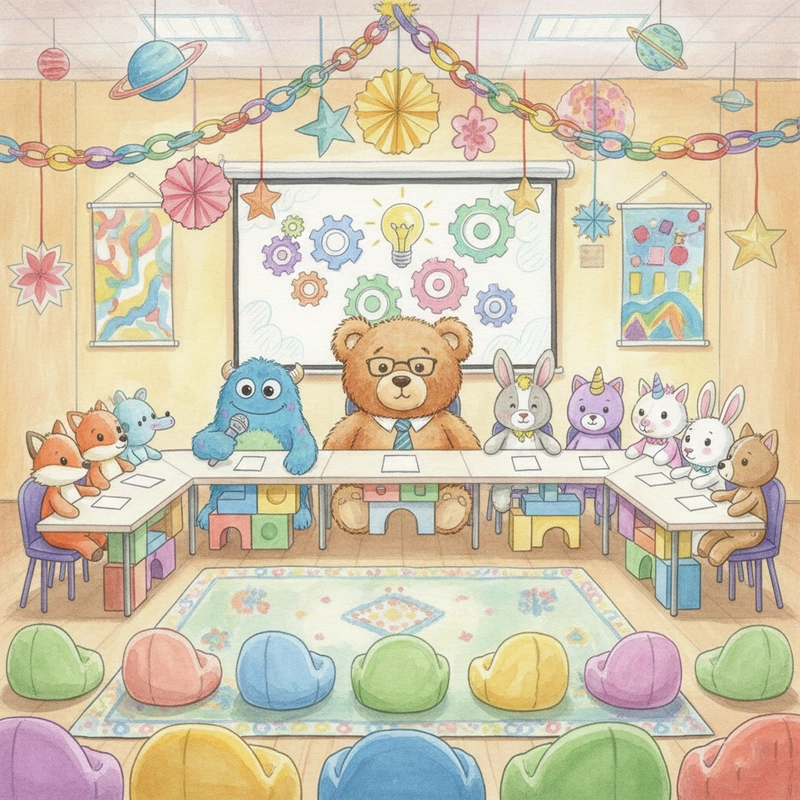 Vẽ tranh trang trí hội trường 9 nhẹ nhàng, tinh tế.