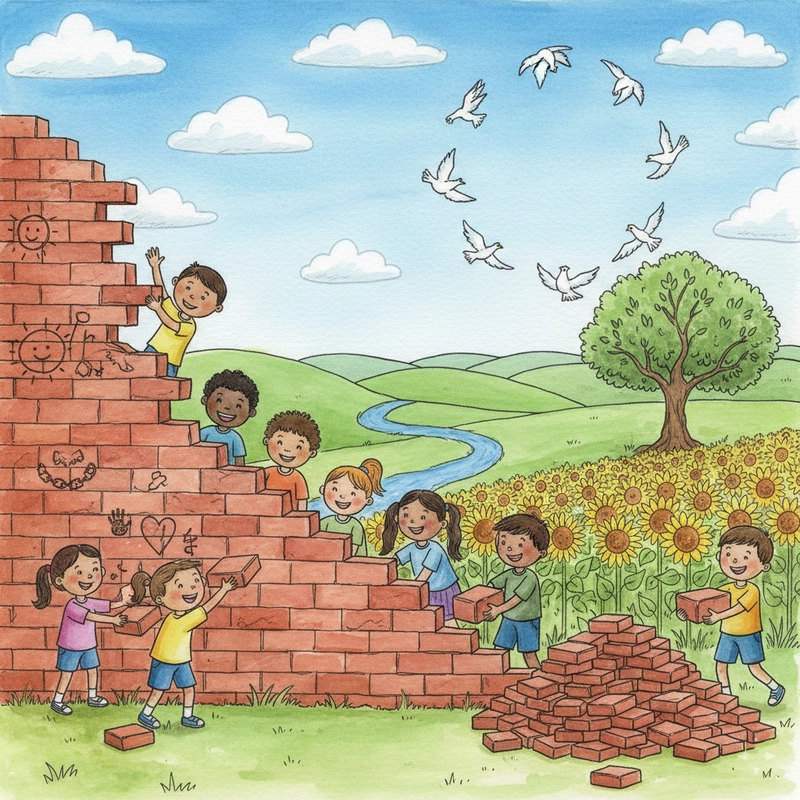 Vẽ tranh về hòa bình với thông điệp tích cực