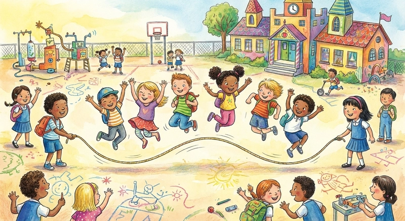 Vẽ tranh về hoạt động ở trường cho bài mỹ thuật