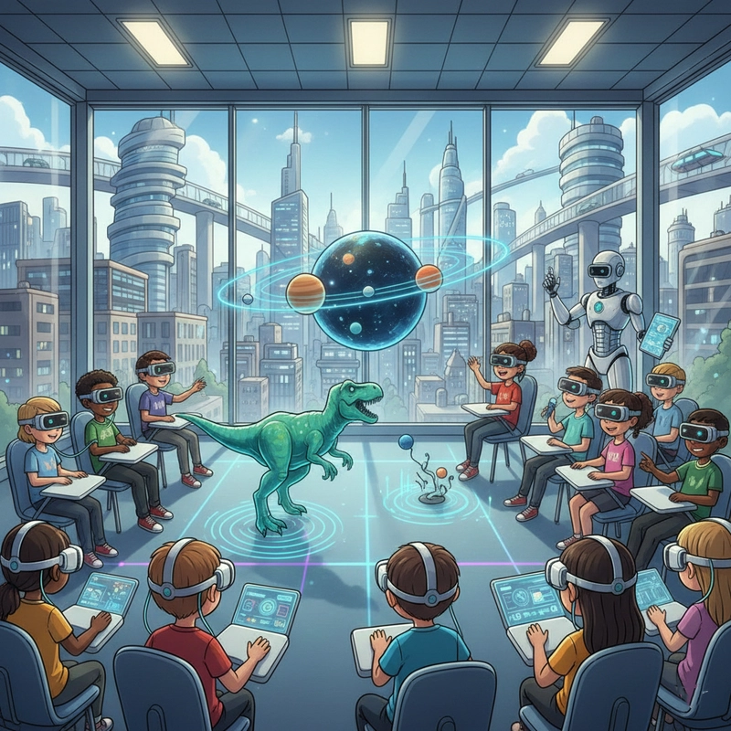 Vẽ tranh về thành phố tương lai hiện đại