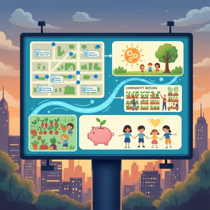 Vẽ tranh về ý tưởng cho một cuộc sống tốt đẹp hơn tích cực