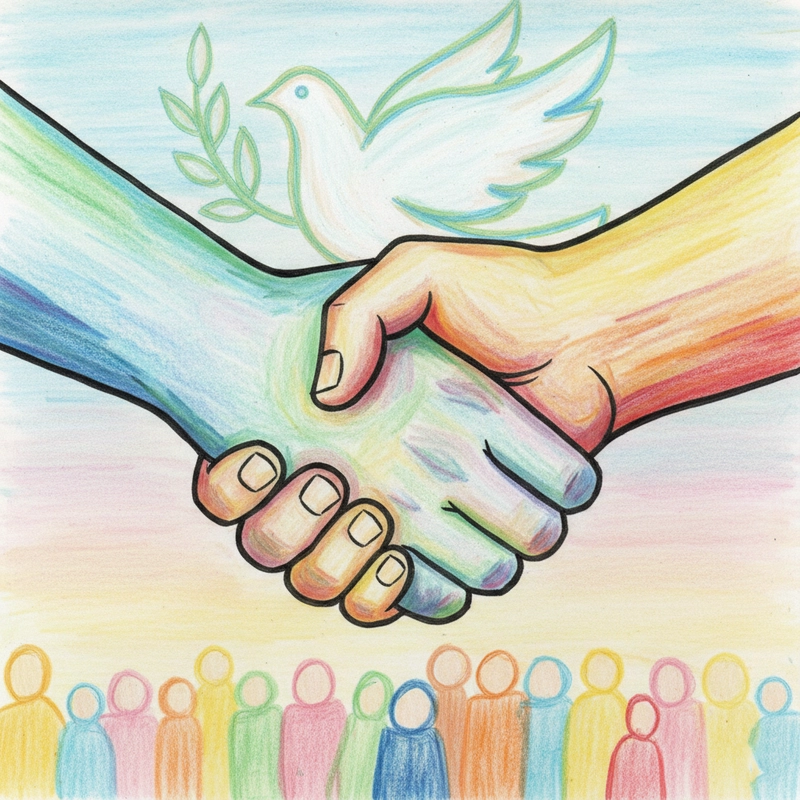 Vẽ tranh vì một thế giới hòa bình tươi sáng