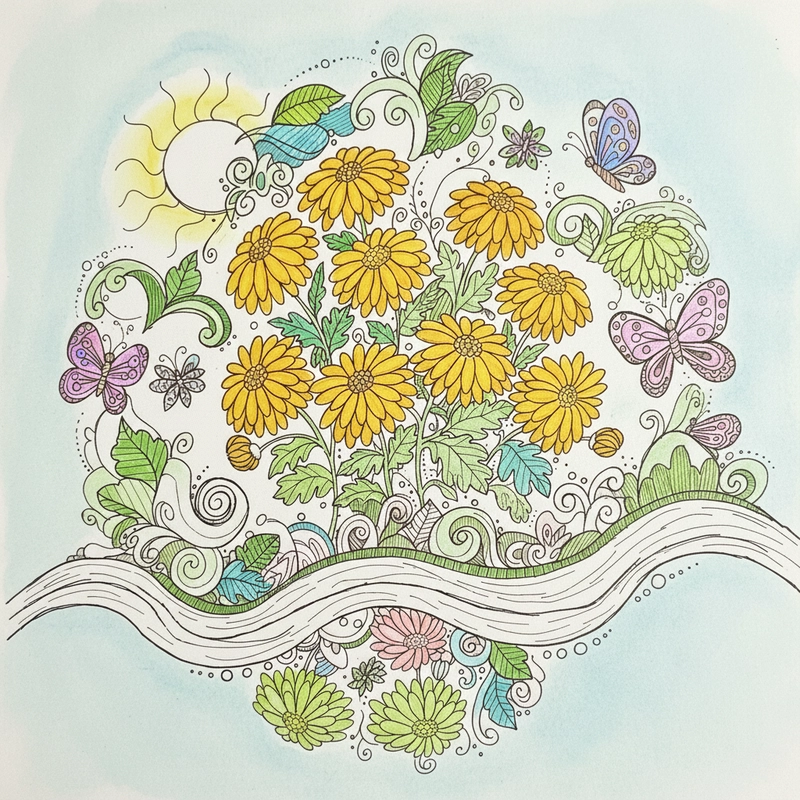 Ý tưởng vẽ hoa cúc vàng