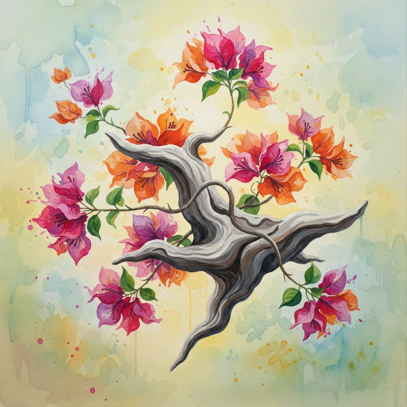 Ý tưởng vẽ hoa giấy sáng tạo