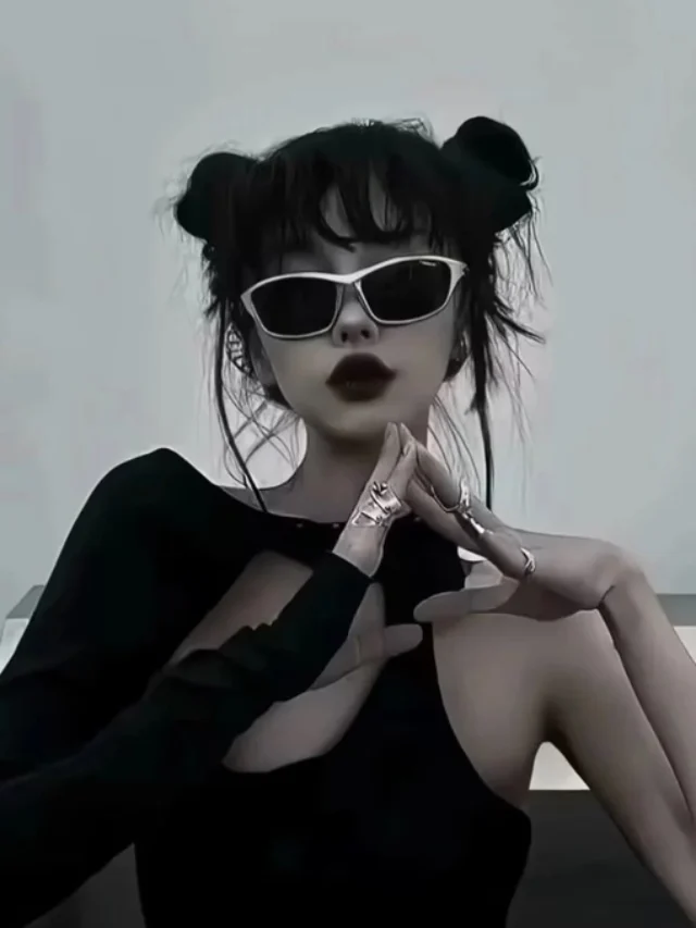 Hình gái xinh ngầu phong cách high fashion