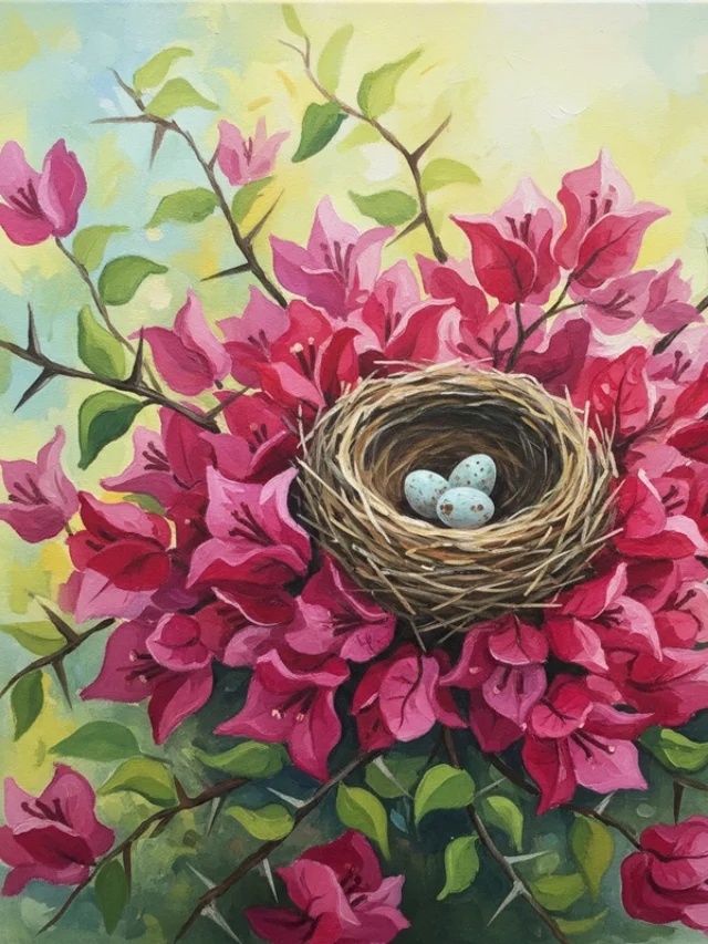 Tranh hoa giấy phong cách sáng tạo