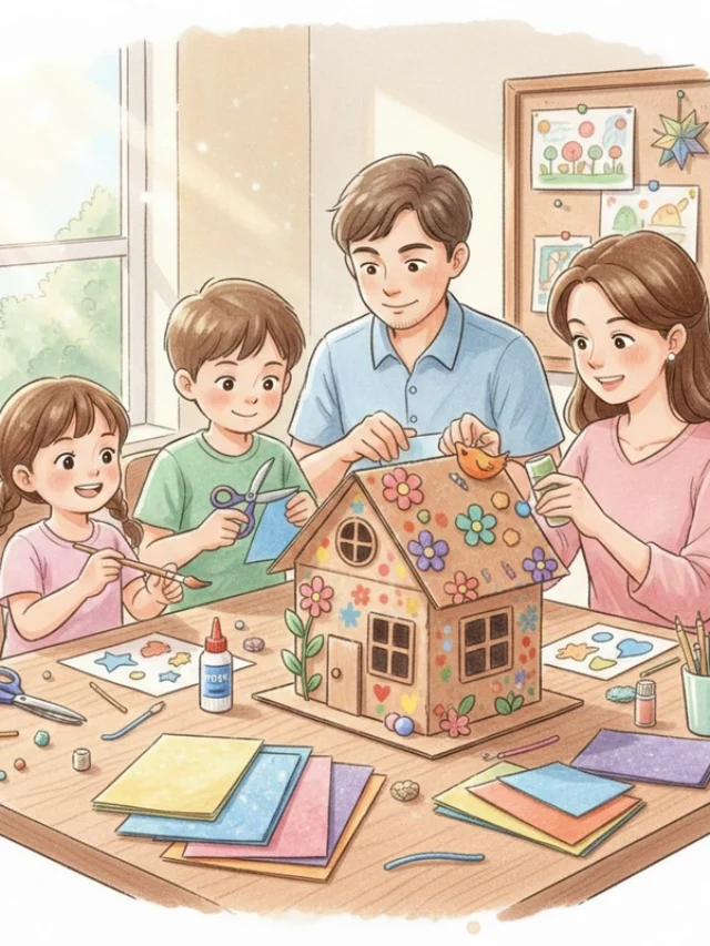 Vẽ tranh sinh hoạt gia đình phù hợp lớp tiểu học