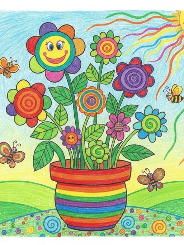 favicon tô màu chậu hoa