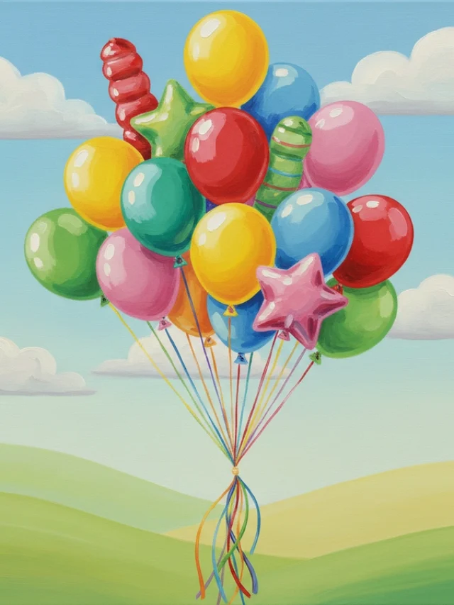 favicon tô màu chùm bóng bay