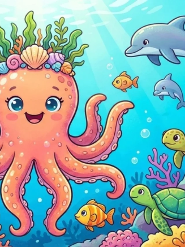 favicon tô màu động vật dưới nước