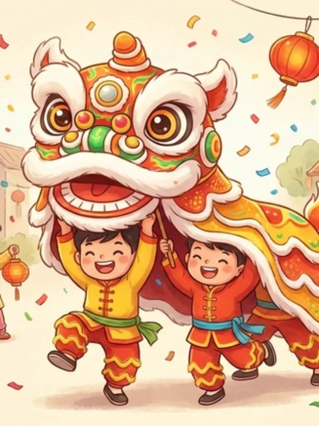 favicon tô màu múa lân