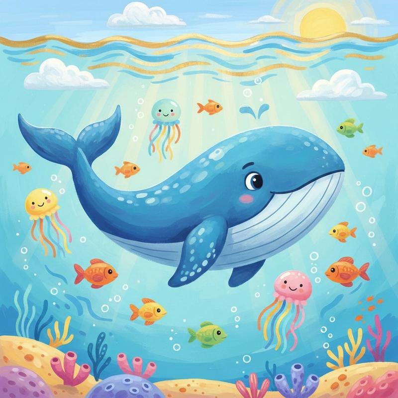 favicon tô màu cá voi xanh