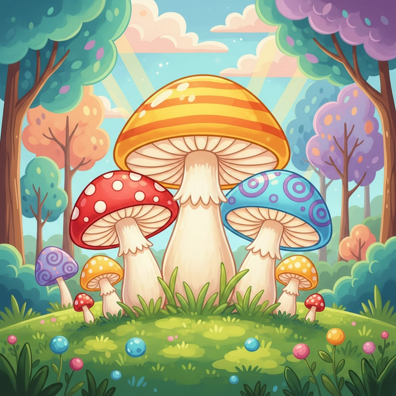 favicon tô màu cây nấm