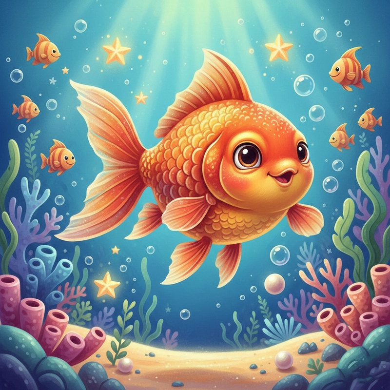 favicon tô màu con cá vàng