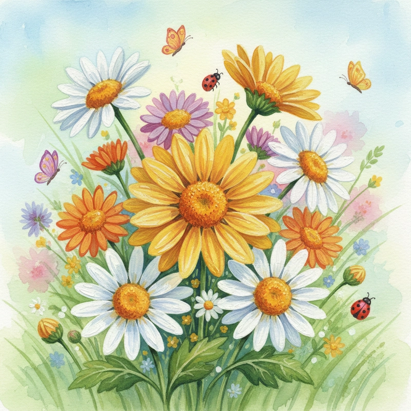 favicon tô màu hoa cúc