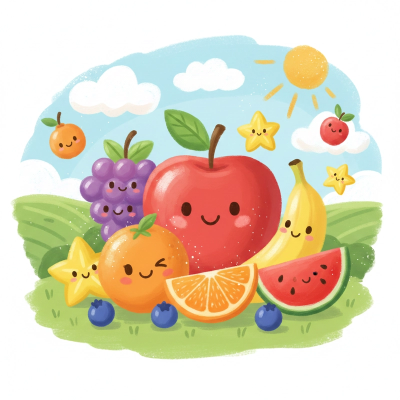 favicon tô màu hoa quả