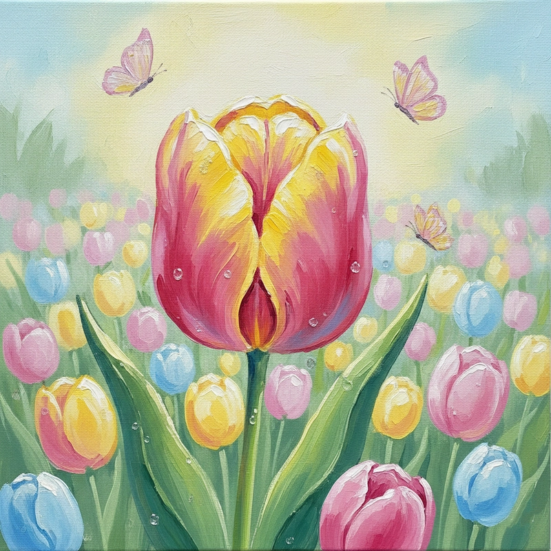 favicon tô màu hoa tulip