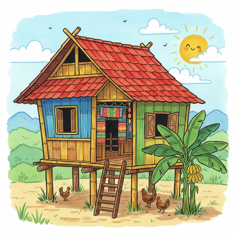 favicon tô màu nhà sàn