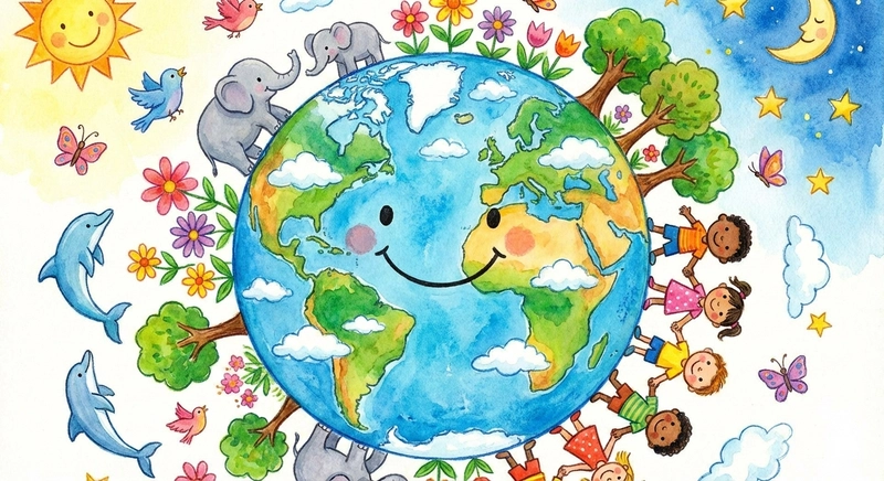 favicon tô màu trái đất