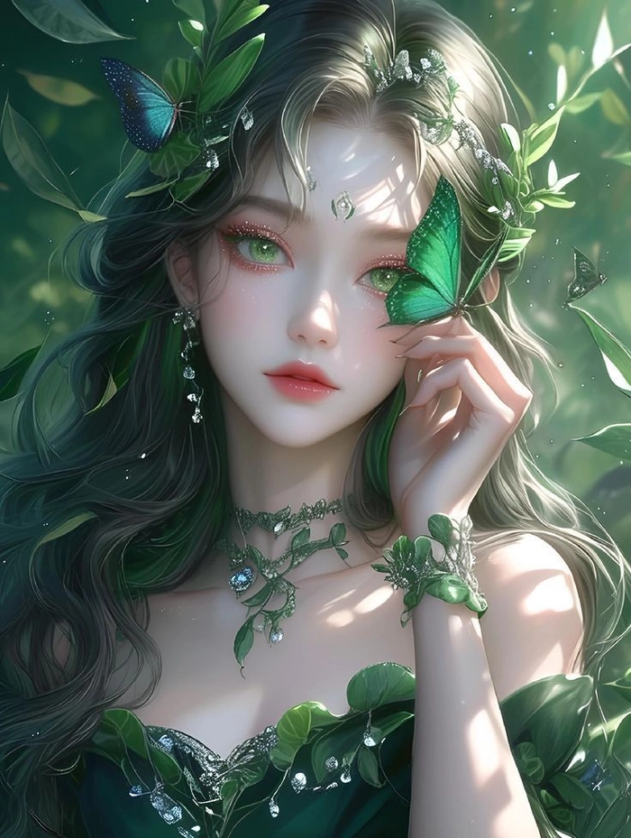 Ảnh gái 3D đẹp phong cách dễ thương