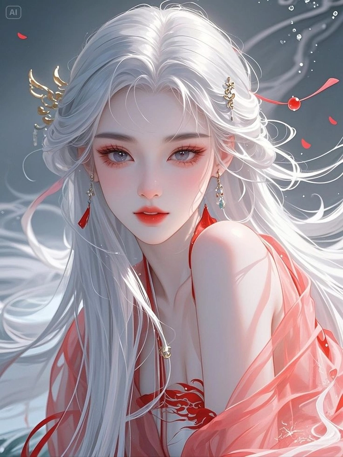 Ảnh gái xinh 3D phong cách châu Á