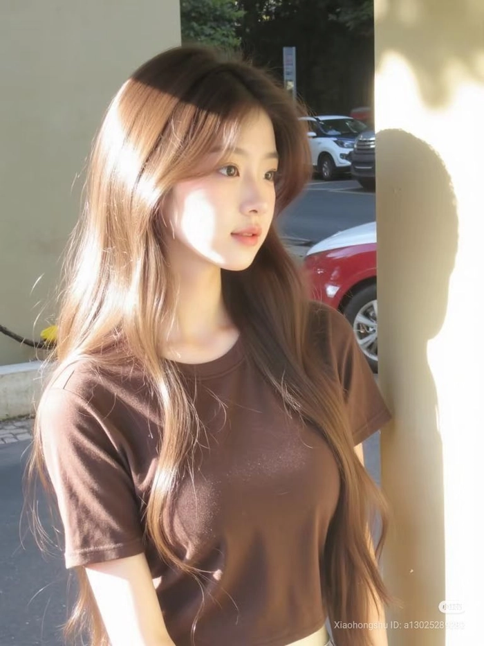 Ảnh gái xinh tóc dài nhìn rất cuốn