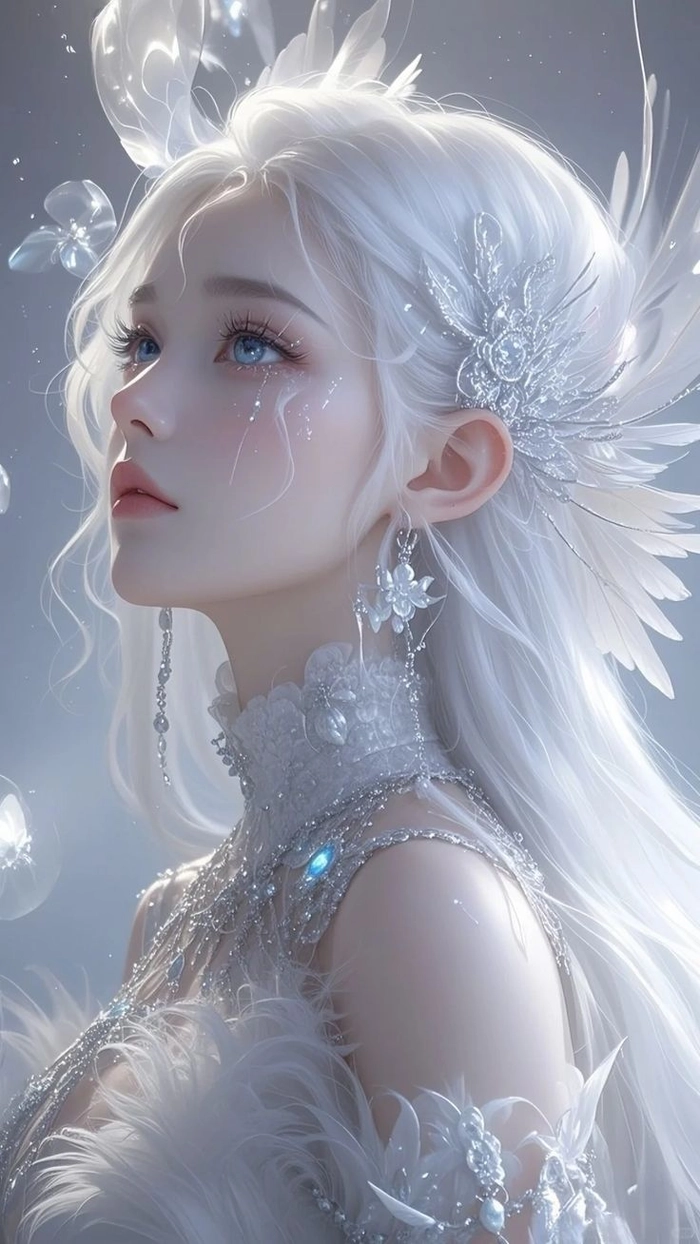 Ảnh girl xinh 3D hiện đại