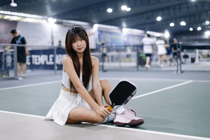 Ảnh pickleball gái xinh trẻ trung