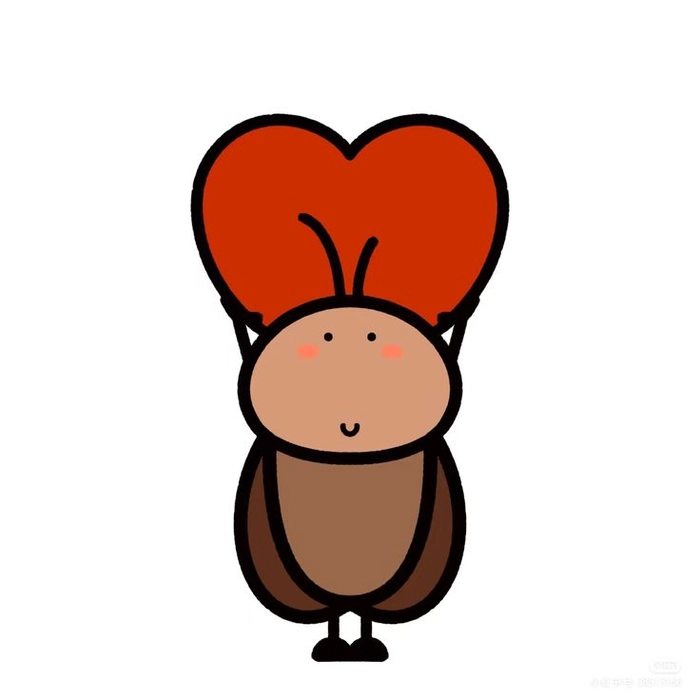 Ảnh sticker con gián dùng trang trí cá nhân