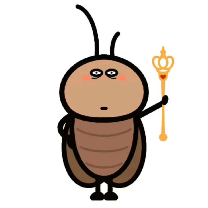 Ảnh sticker con gián mang tính giải trí