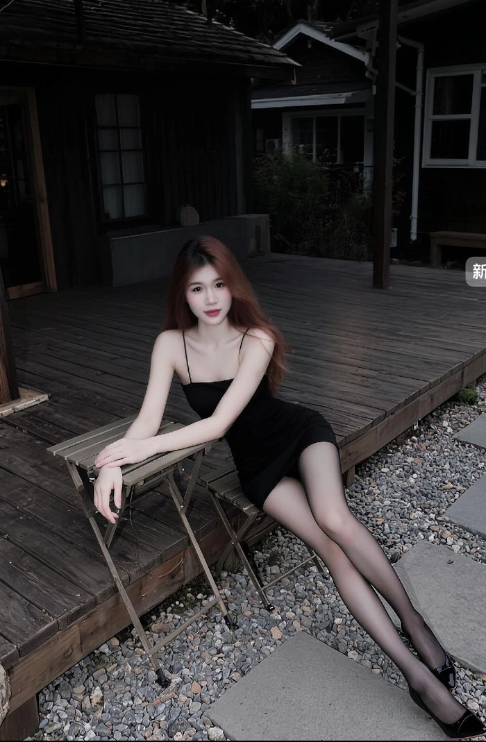 Gái mặc quần tất đen phong cách đời thường