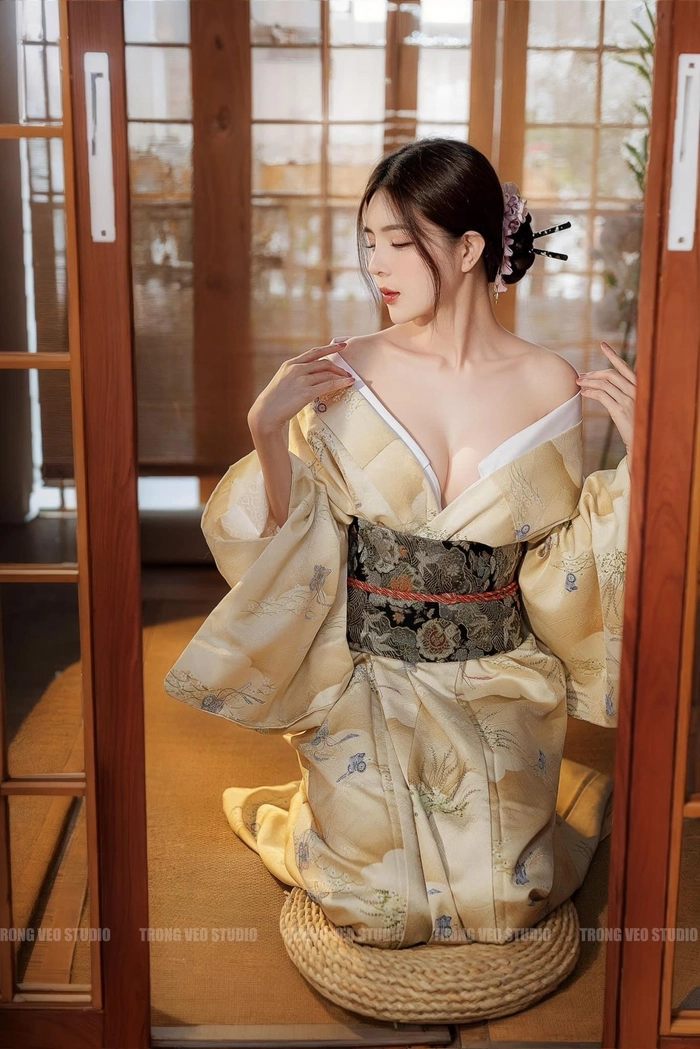 Gái xinh kimono phong cách cuốn hút