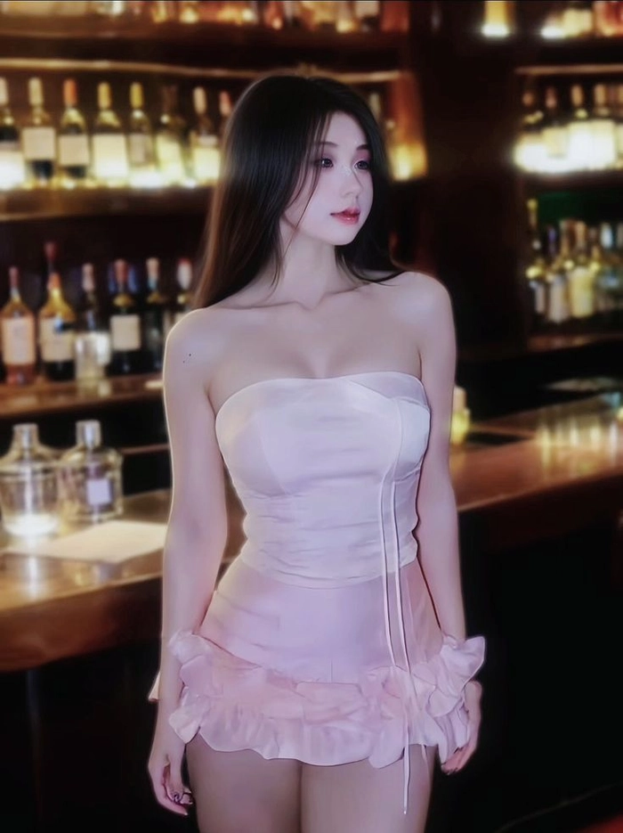 Hình ảnh gái xinh Hà Nội phong cách tối giản