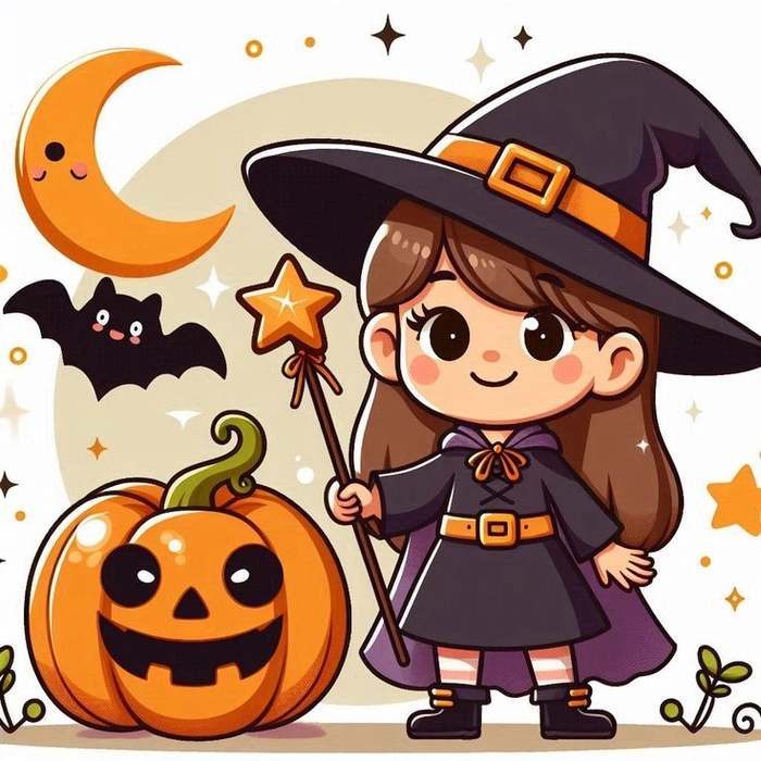 Hình sticker Halloween trang trí cá nhân