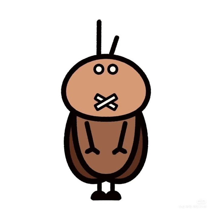 Nhãn dán con gián phong cách sáng tạo