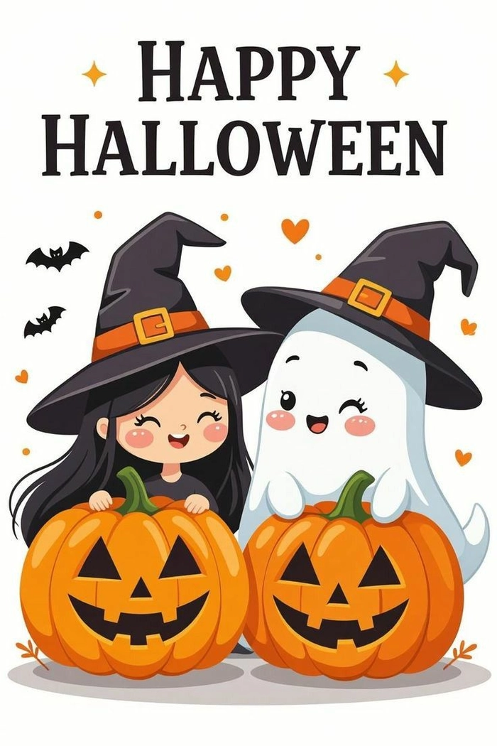 Sticker Halloween cute cho mùa lễ hội