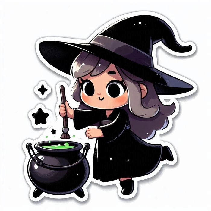 Sticker Halloween cute dễ thương