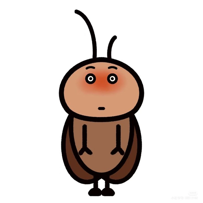 Sticker con gián cute cho người thích đồ dễ thương