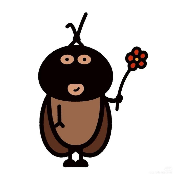 Sticker con gián cute giúp chat thêm sinh động